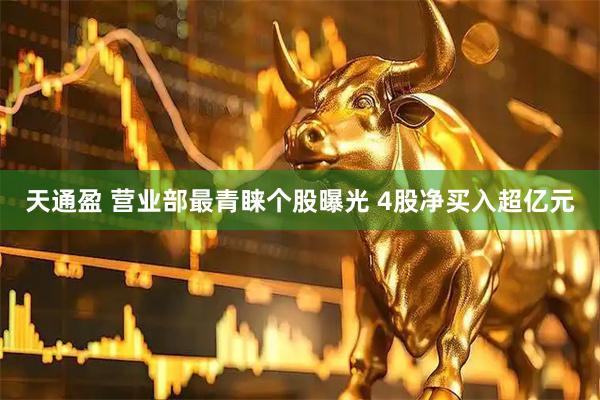 天通盈 营业部最青睐个股曝光 4股净买入超亿元