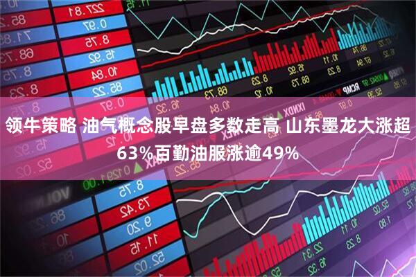 领牛策略 油气概念股早盘多数走高 山东墨龙大涨超63%百勤油服涨逾49%
